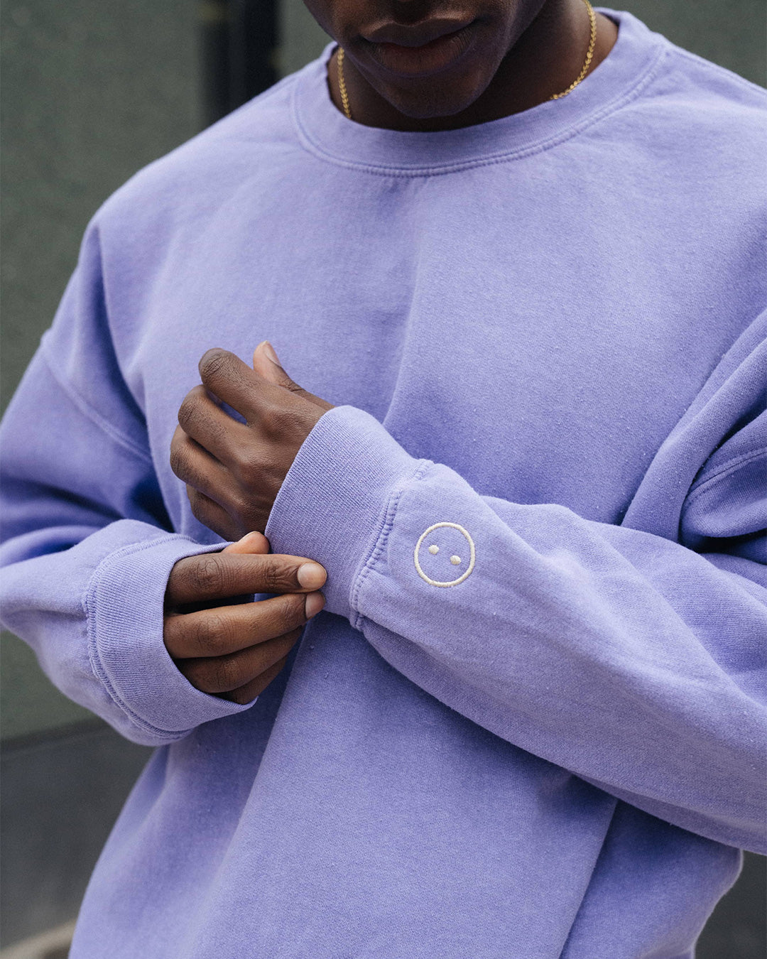 Essentials Vintage Washed Sweater - Orchid