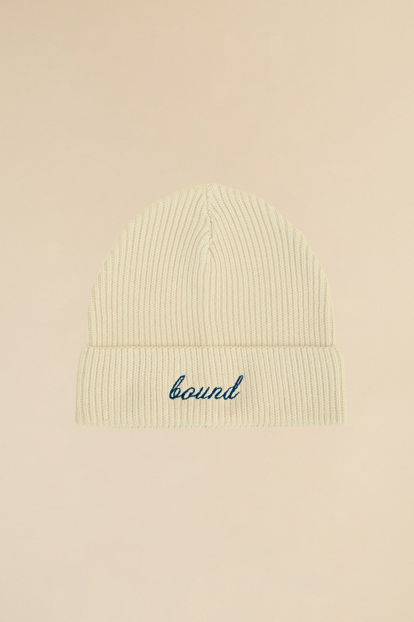 bound 'Farnley' Fisherman Ribbed Organic Beanie