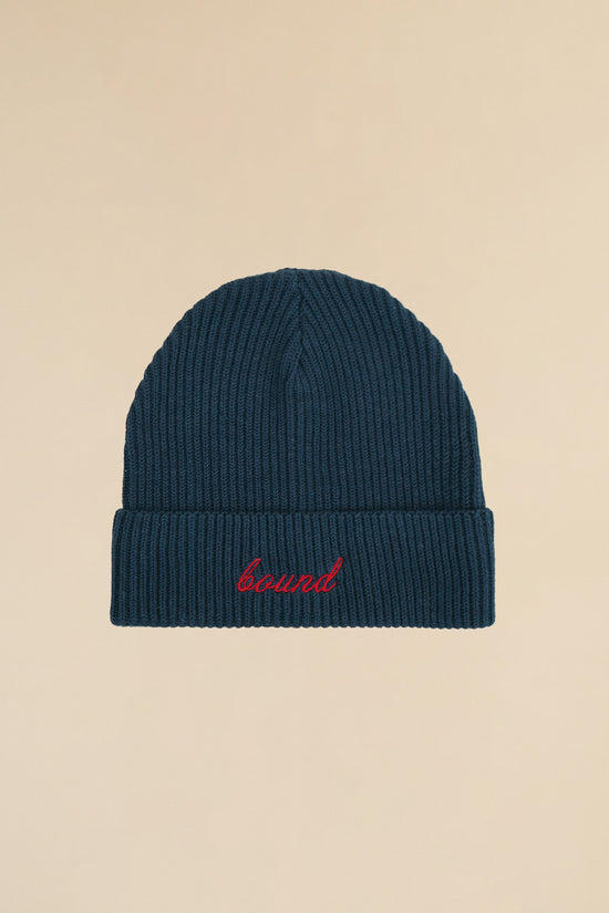 bound 'Farnley' Fisherman Ribbed Organic Beanie