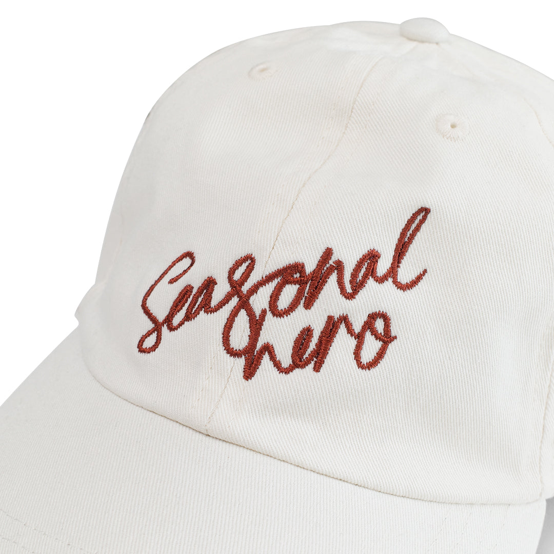 Seasonal Hero 'Script' Vintage Dad Cap