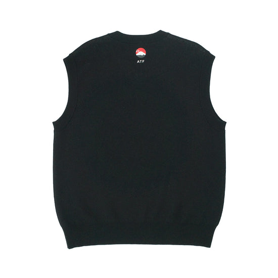 A Thousand Futures 'Sumo' Knit Vest - Black