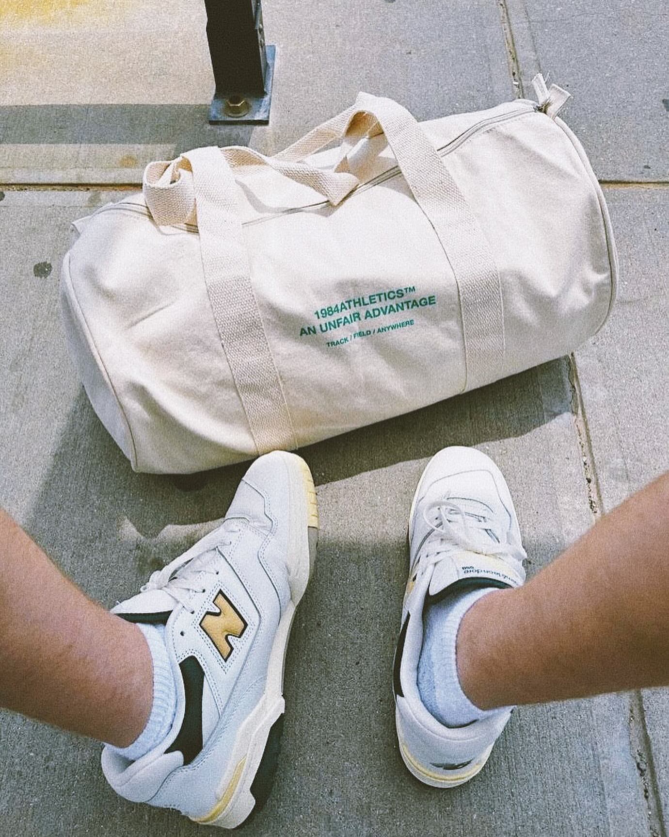 Vice 84 'Athletics' Vintage Washed Sweater & Gym Bag