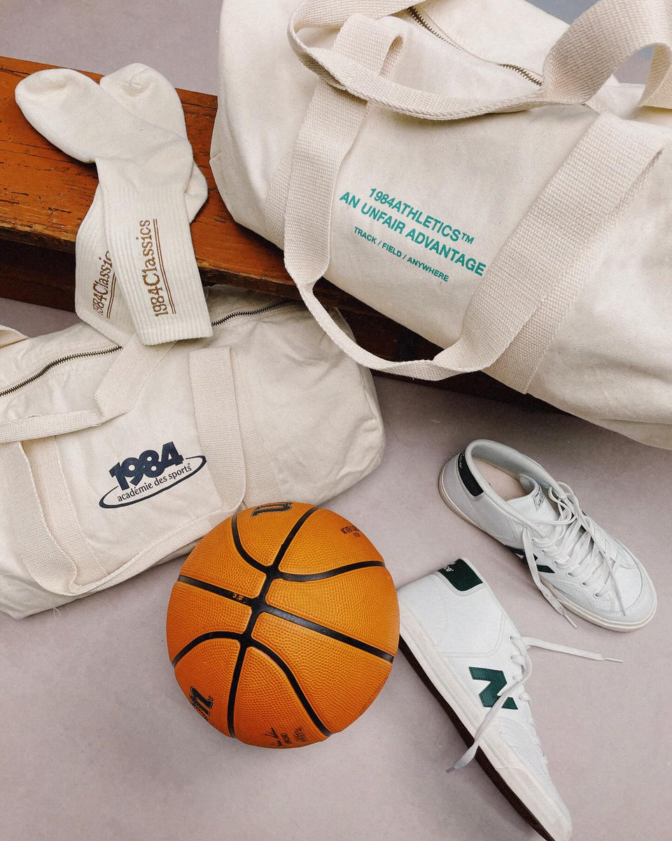 Vice 84 #39 Athletics #39 Organic Gym Bag Natural UN:IK Clothing