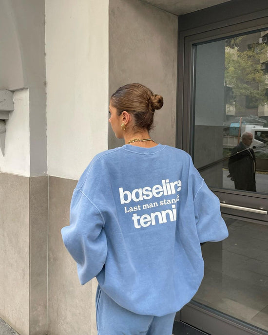 Vice 84 'Baseline' Sweater - Vintage Washed Baby Blue