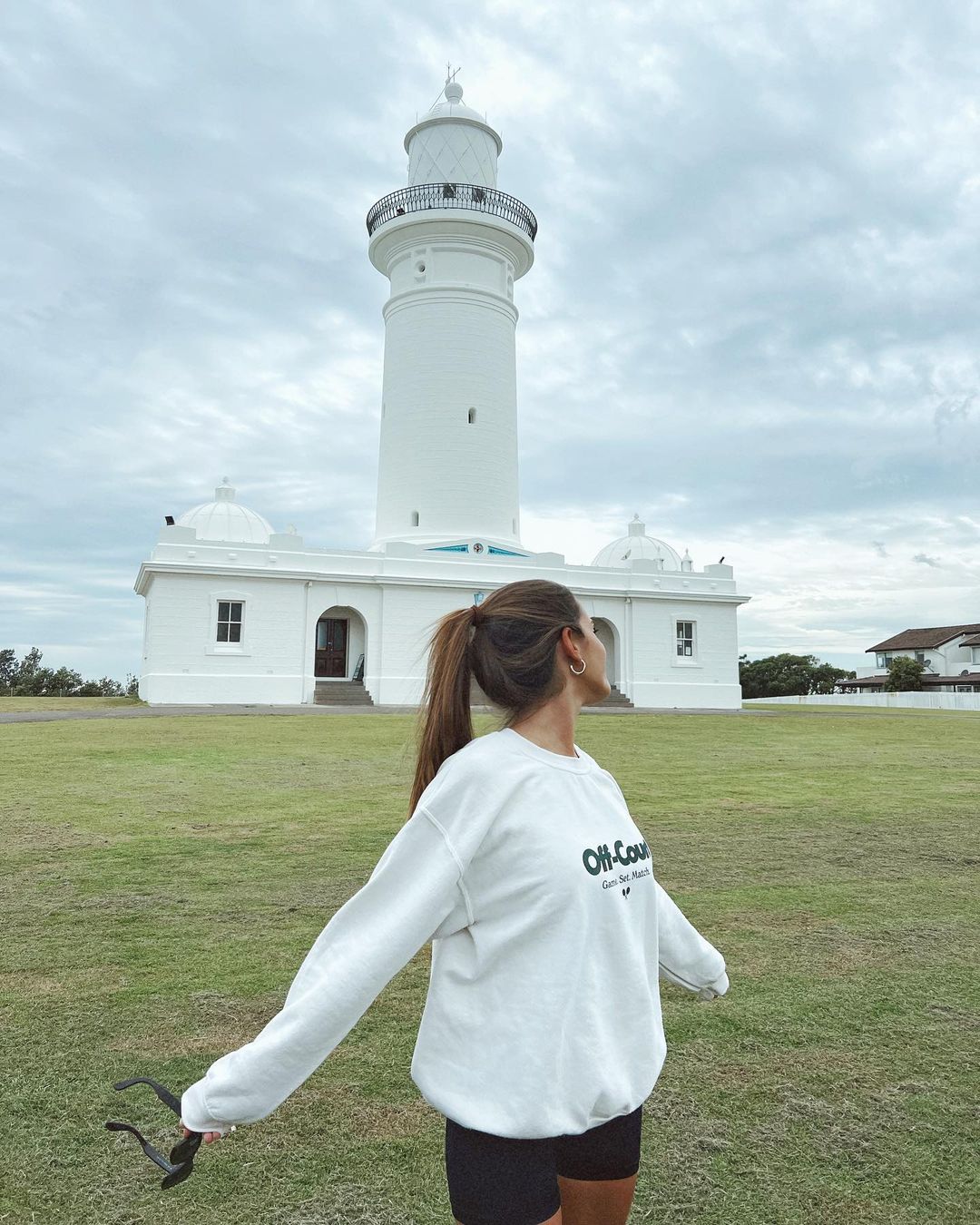 Vice 84 'Off Court GSM' Vintage Washed Sweater - Cream