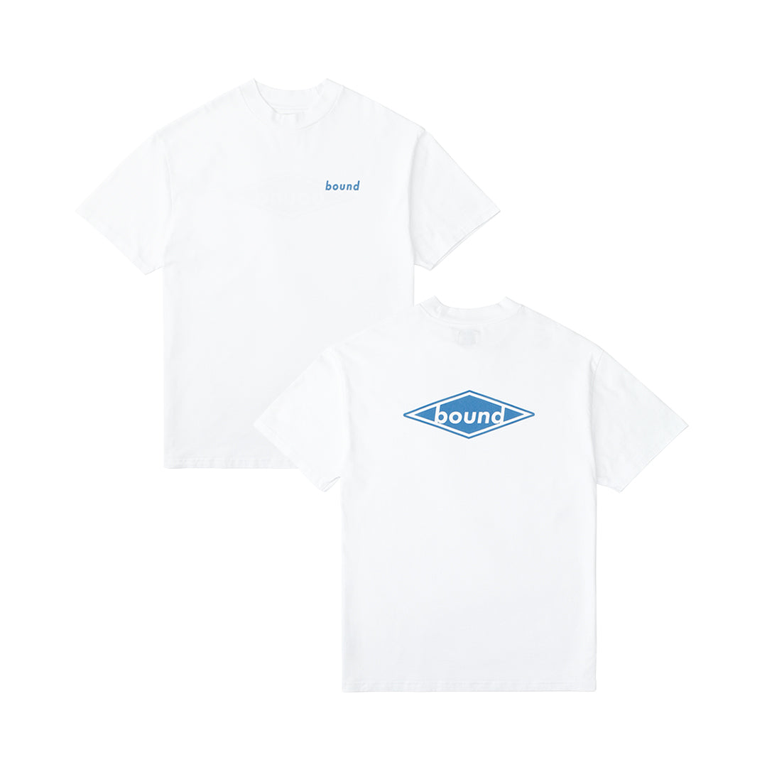 bound 'Diamond' Tee - White