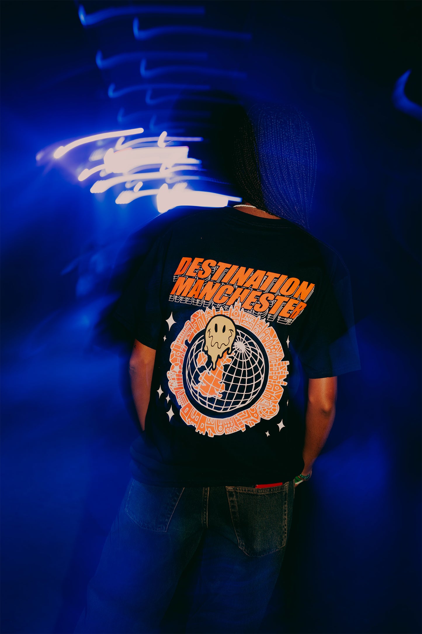WHP x UN:IK 'Destination Manchester' Tee - Black