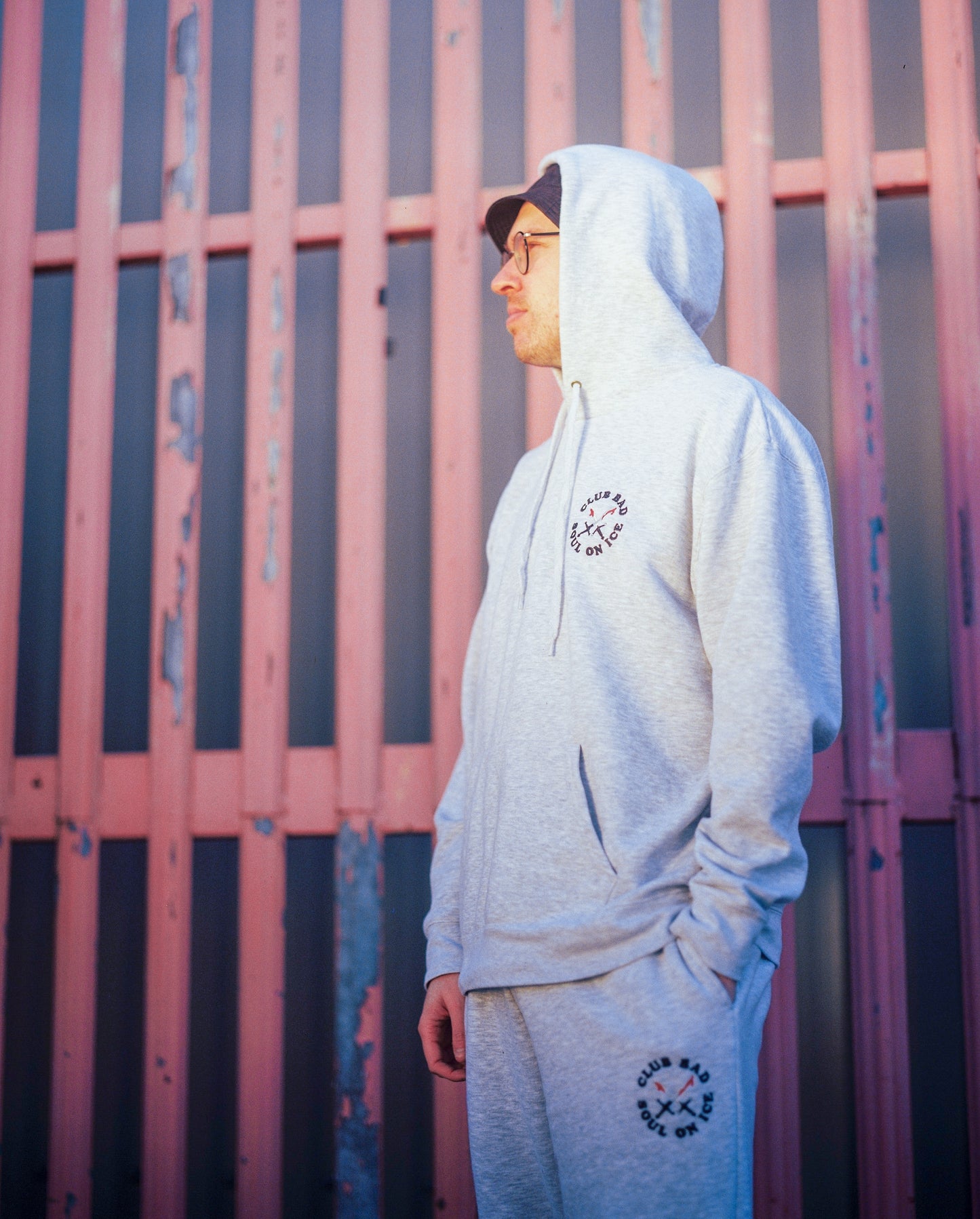 Melé x Club Bad 'Soul on Ice' Embroidered Joggers