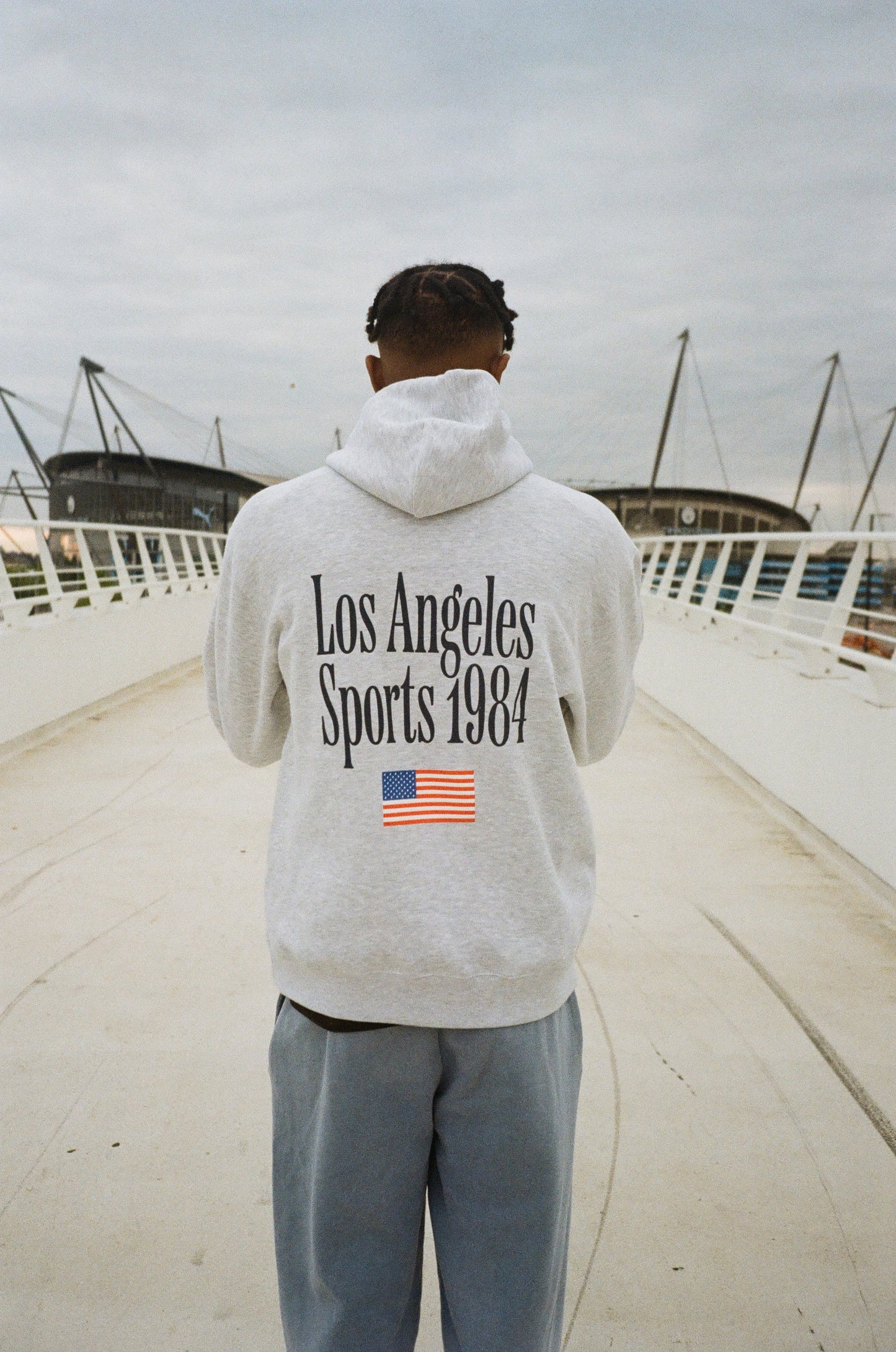 Vice 84 'LA1984 Olympics' Hoodie - Ash Grey