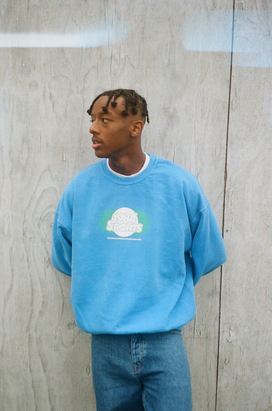 Vice 84 'Retro Sports' Sweater - Vintage Washed Royal Blue