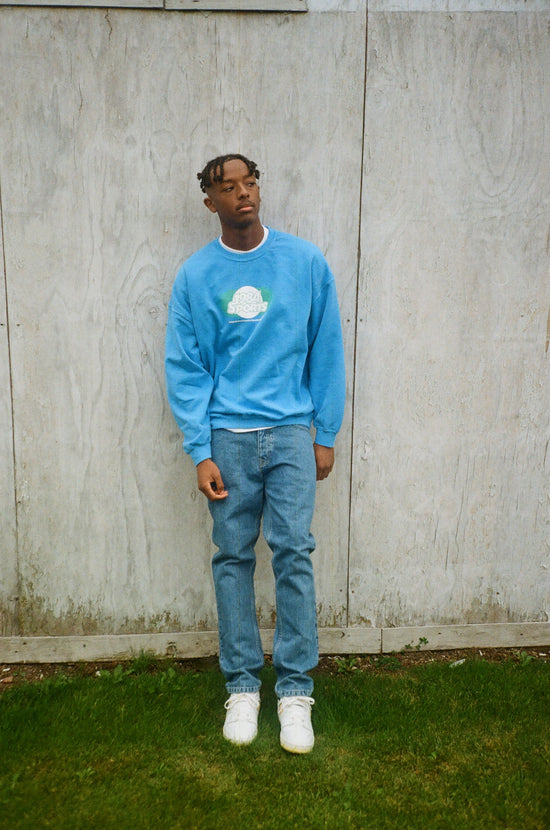 Vice 84 'Retro Sports' Sweater - Vintage Washed Royal Blue