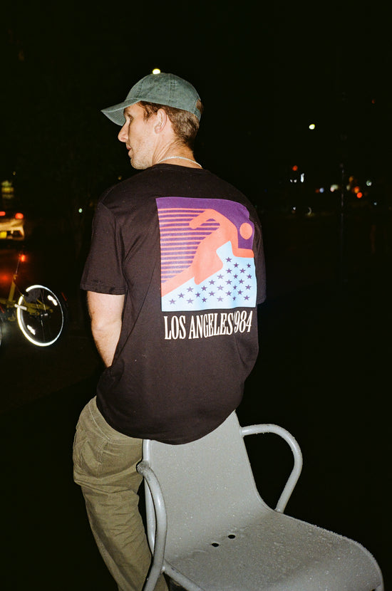 Vice 84 'LA84 Runner' Tee - Black