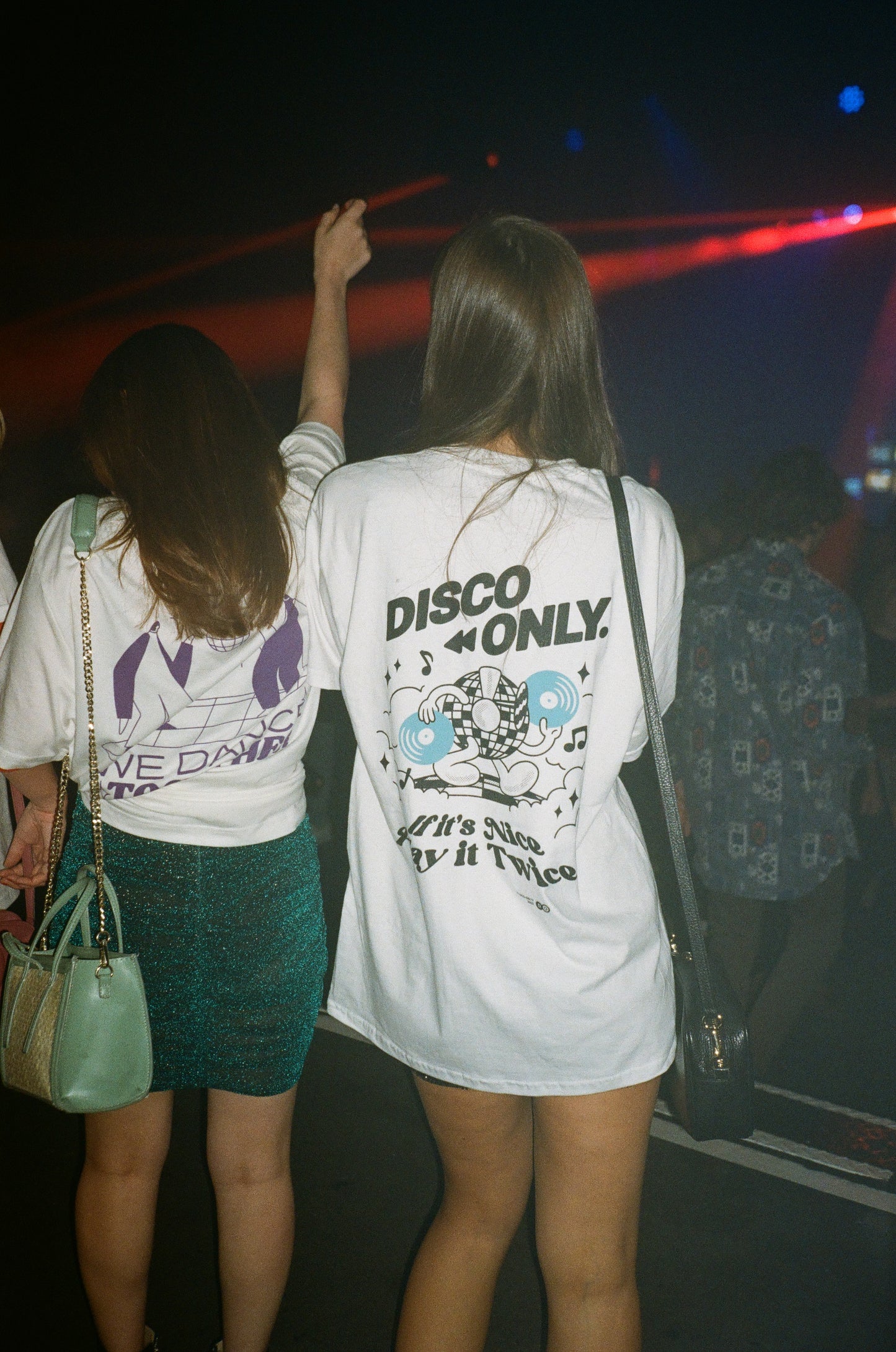 DISCO ONLY 'Play It Twice V4' Tee - White