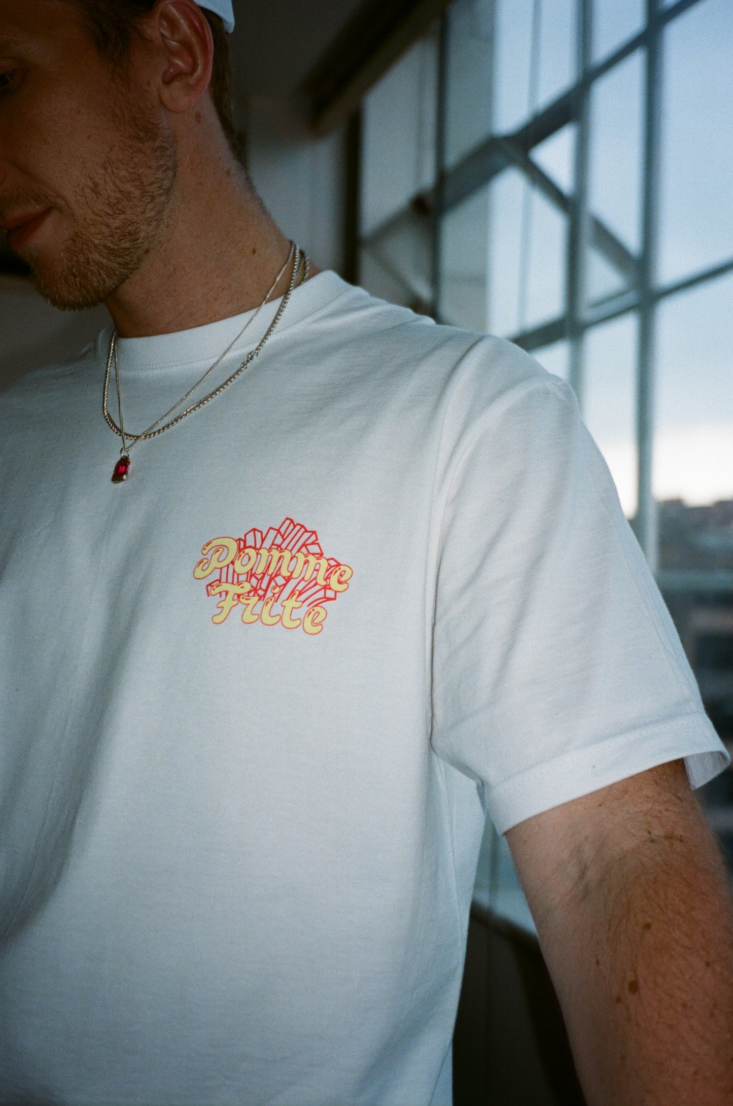 Pomme Frite 'Time Fries' Tee - White