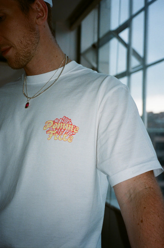 Pomme Frite 'Time Fries' Tee - White