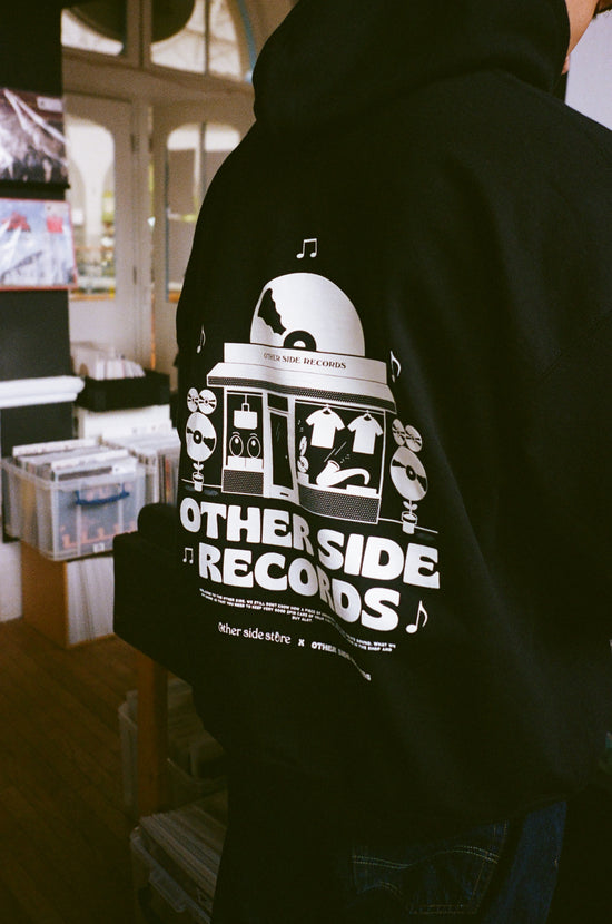 Other Side Store 'Records' Hoodie - Black