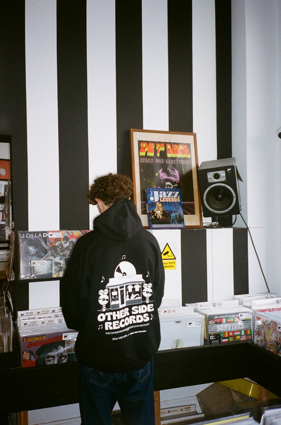 Other Side Store 'Records' Hoodie - Black