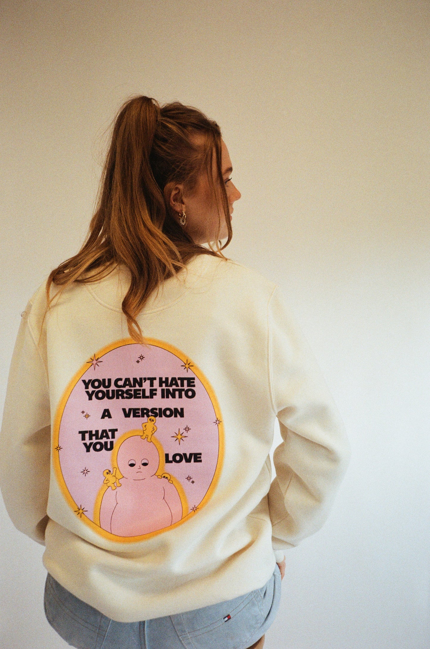 Pleasure Paradox 'You Can't Hate Yourself' Sweater - Natural