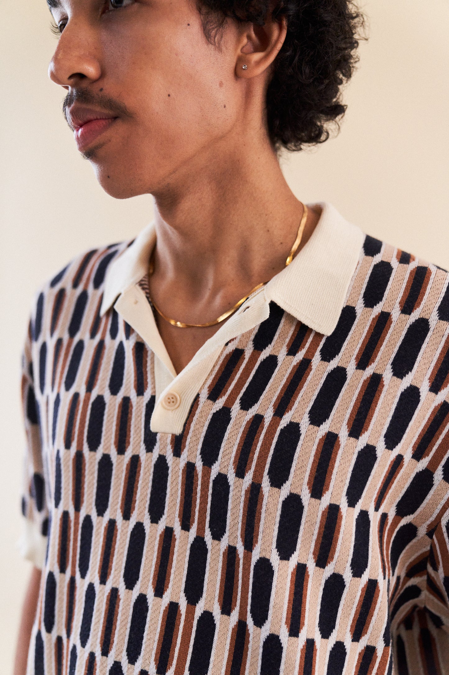bound 'Messina' Knit Polo