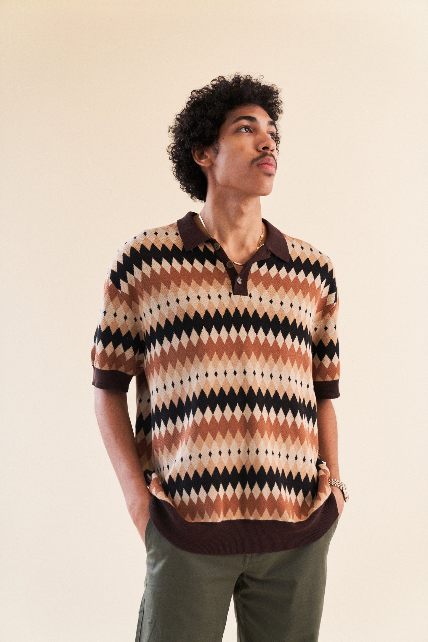 bound 'Palermo' Knit Polo