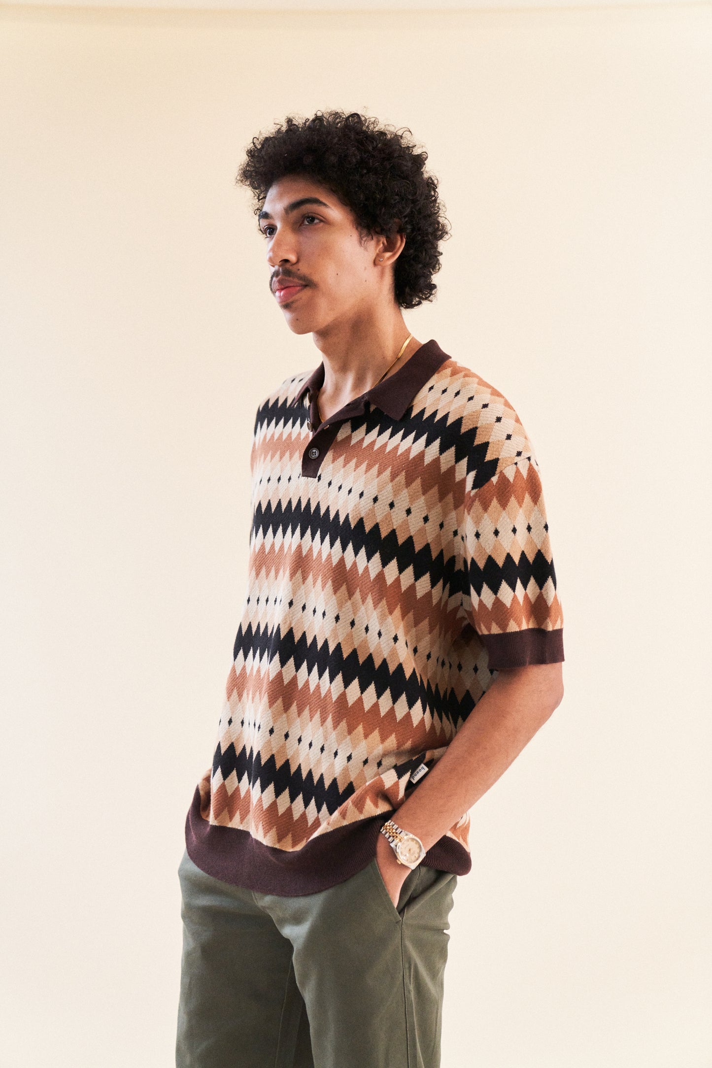 bound 'Palermo' Knit Polo