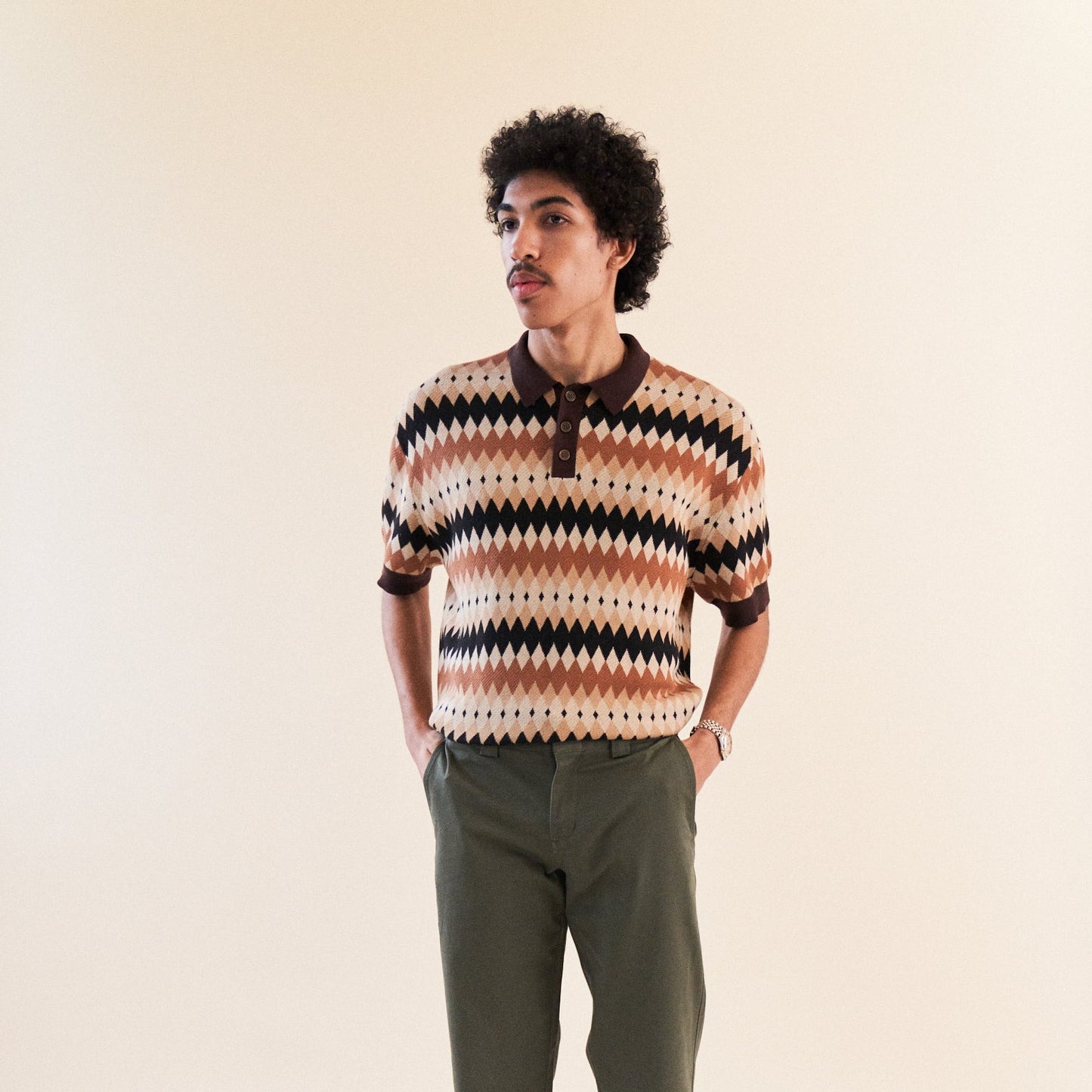 bound 'Palermo' Knit Polo