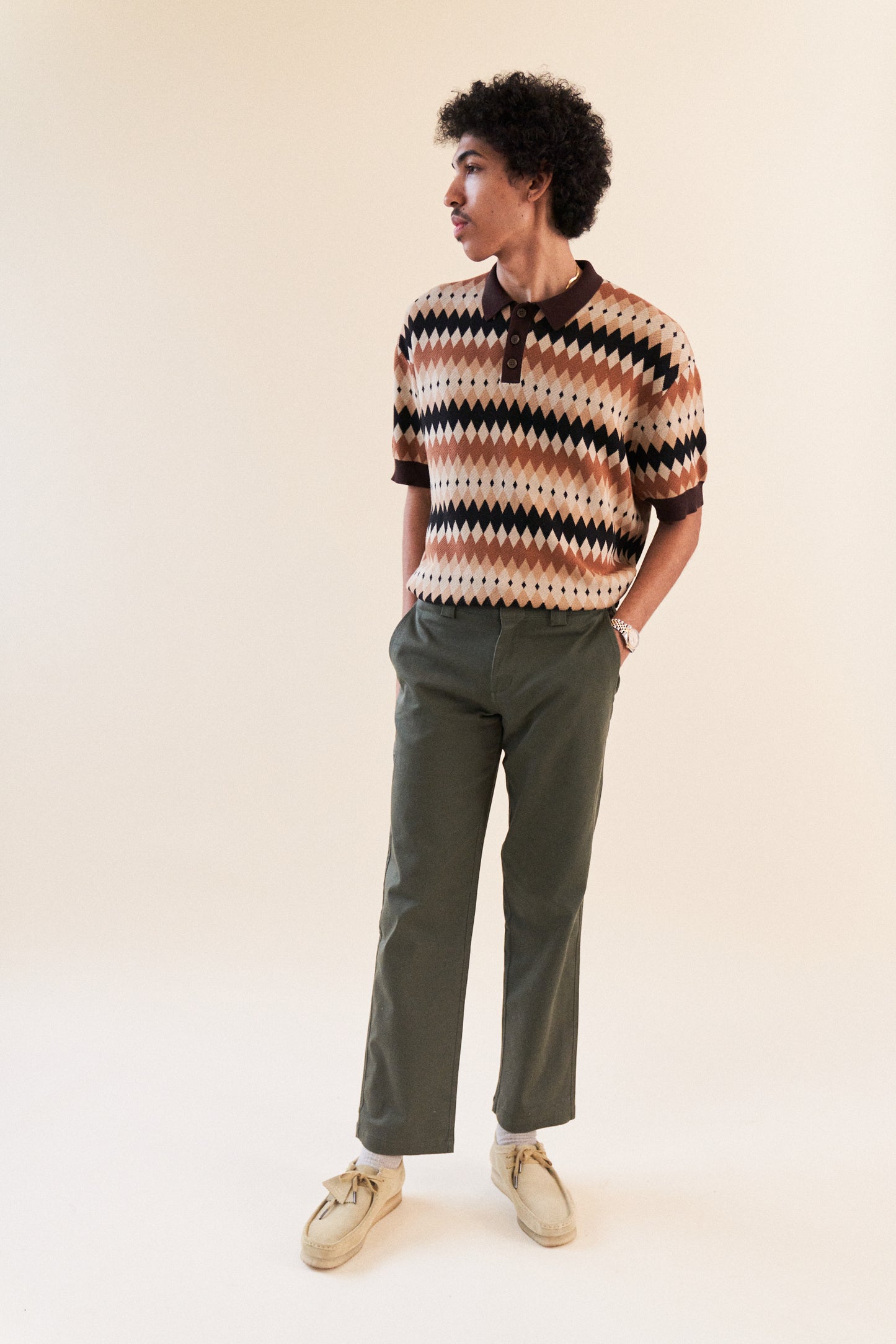 bound 'Palermo' Knit Polo