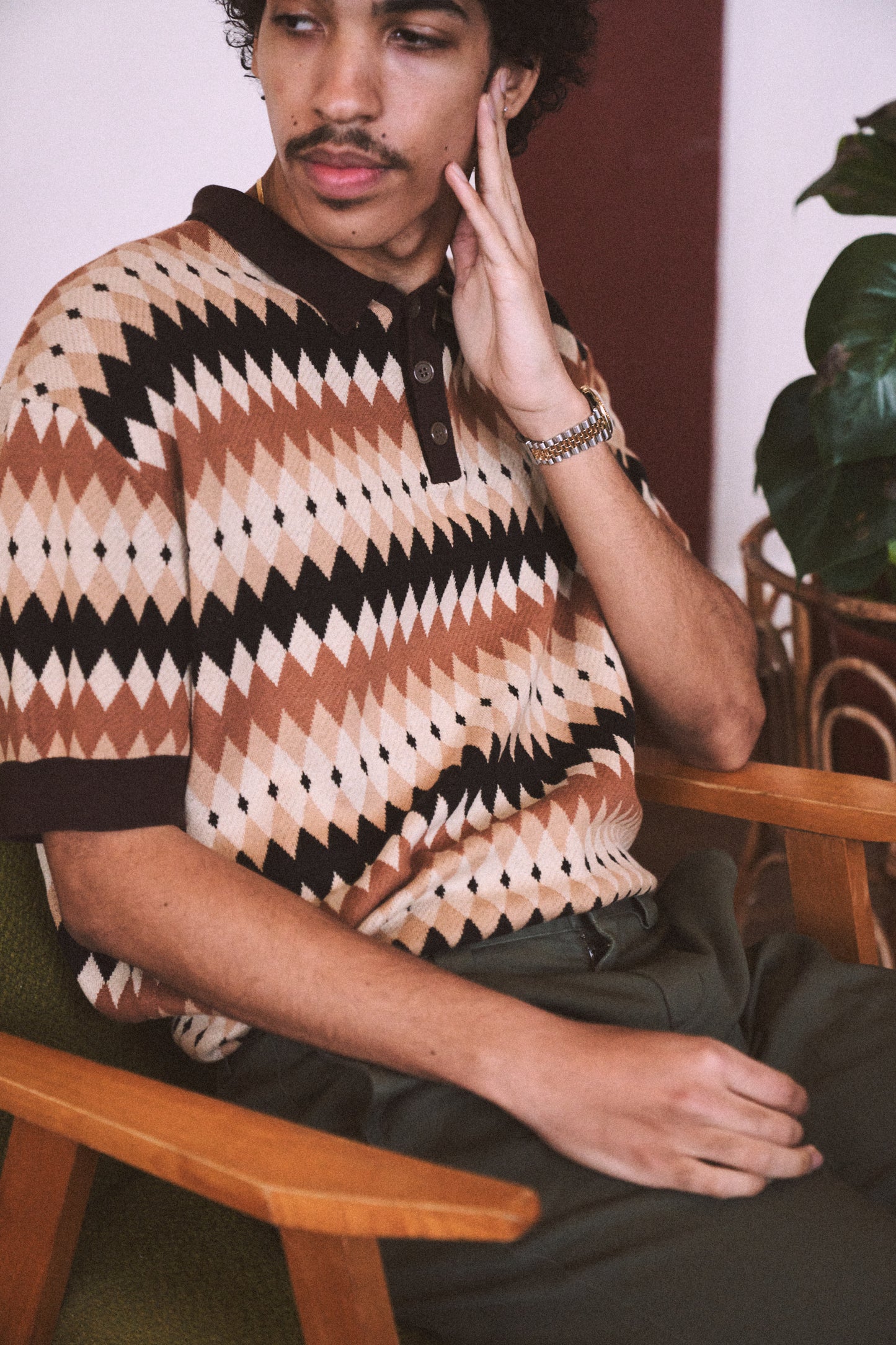 bound 'Palermo' Knit Polo