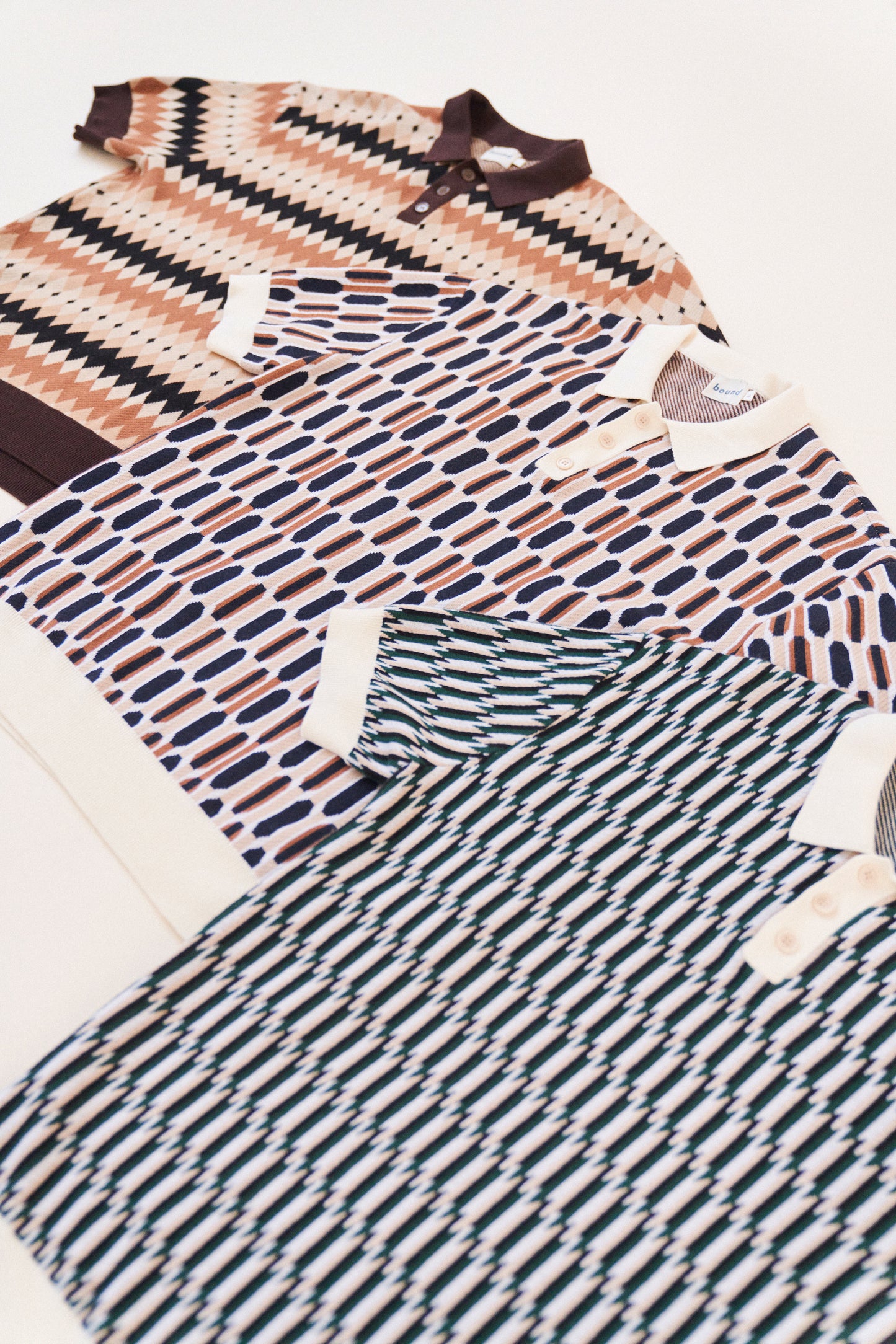 bound 'Messina' Knit Polo