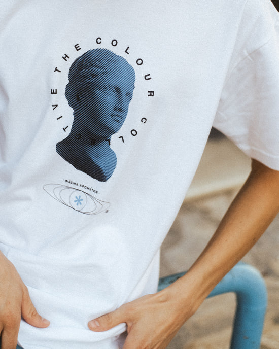 Load image into Gallery viewer, Colour Collective &amp;#39;Aphrodite&amp;#39; Tee - White
