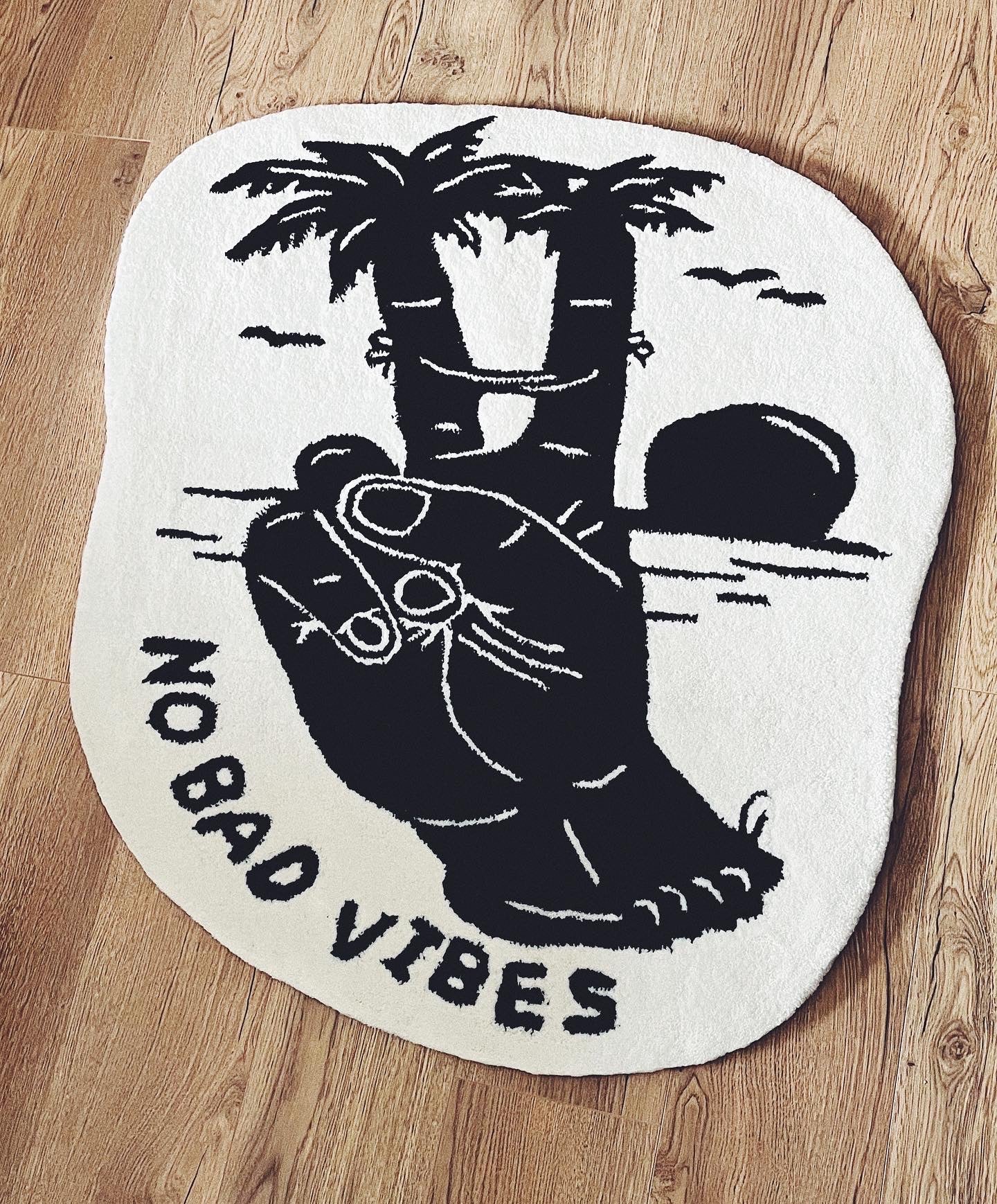 No Bad Vibes Hand Tufted Rug