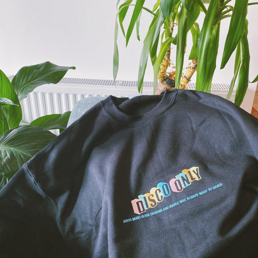 DISCO ONLY 'Dancers' Sweater - Black - UN:IK Clothing