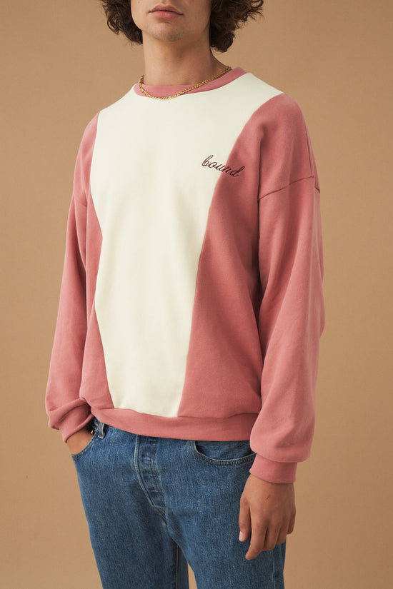 bound 'Berry Crème' Panel Sweater