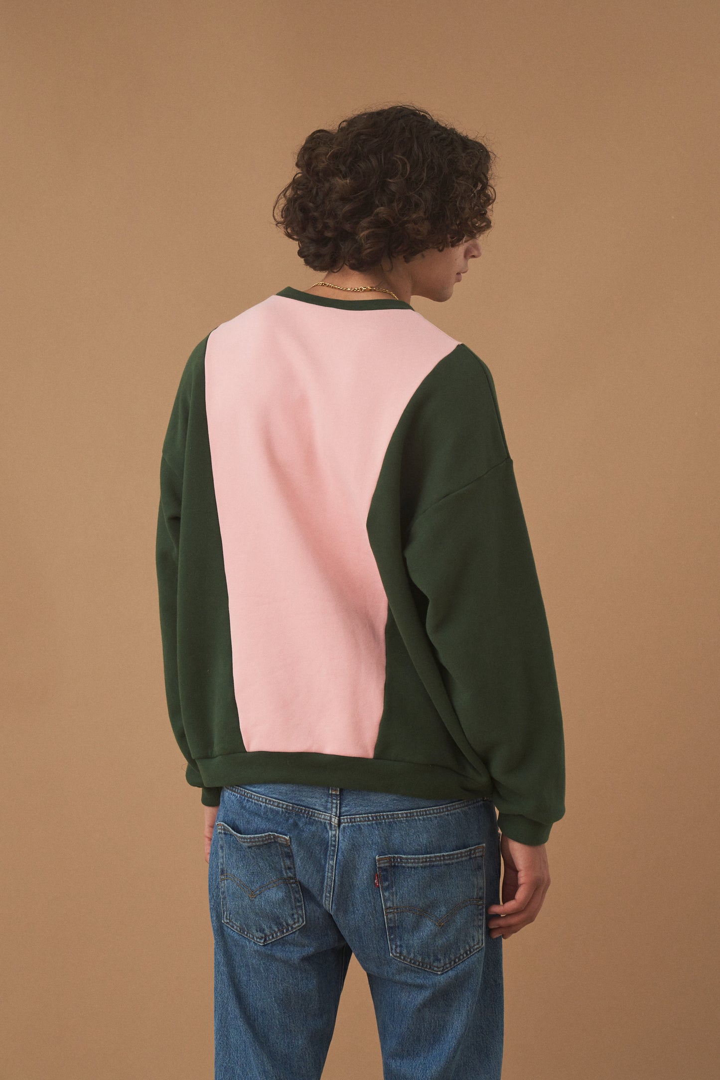 bound 'Forest Rose' Panel Sweater