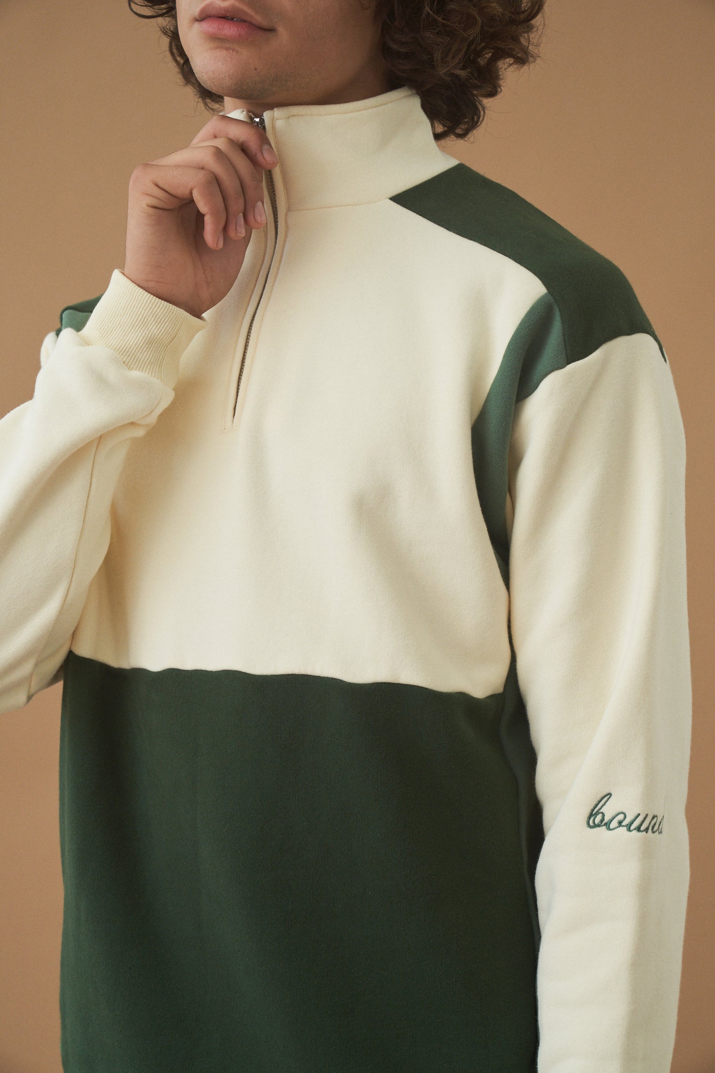bound 'Mont Blanc' 1/4 Zip Sweater