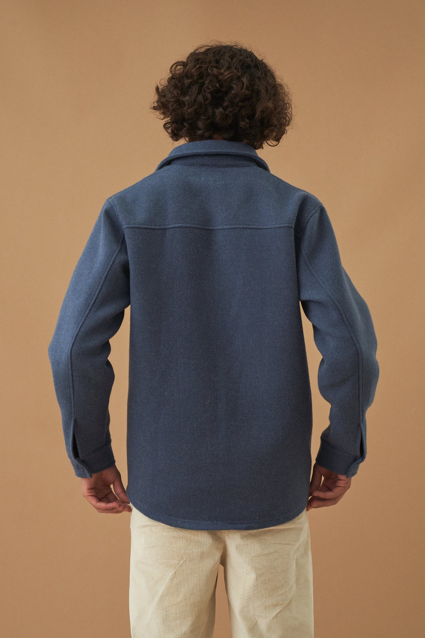 bound 'Marine' Textured Heavy Overshirt