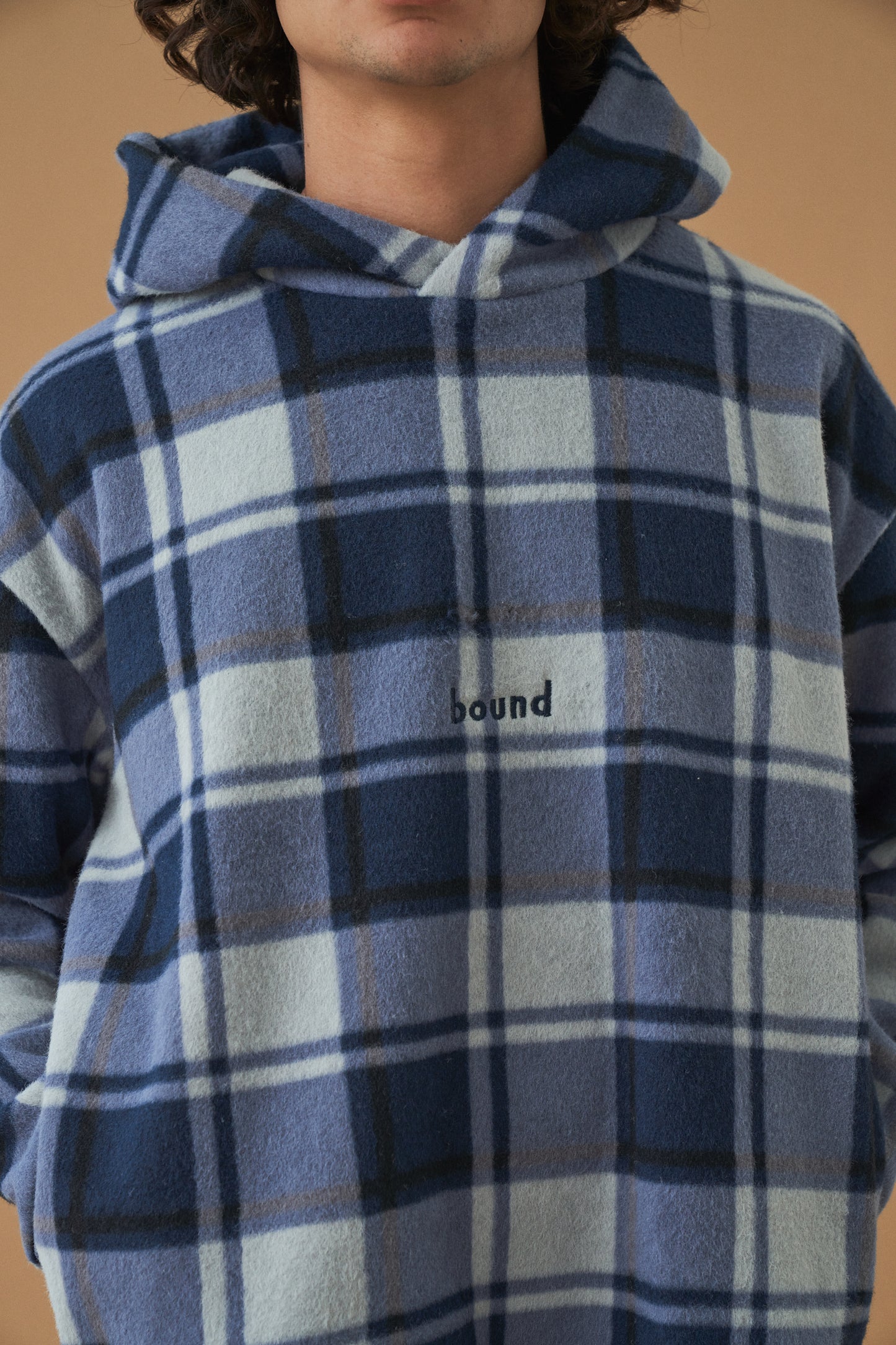 bound Jubilee Check Fleece Hoodie UN IK Clothing