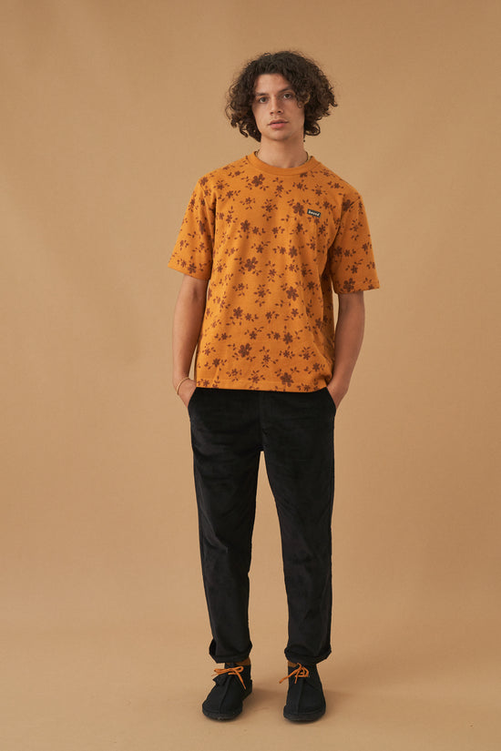 bound 'Sunflower' Heavy Jacquard Knit Tee