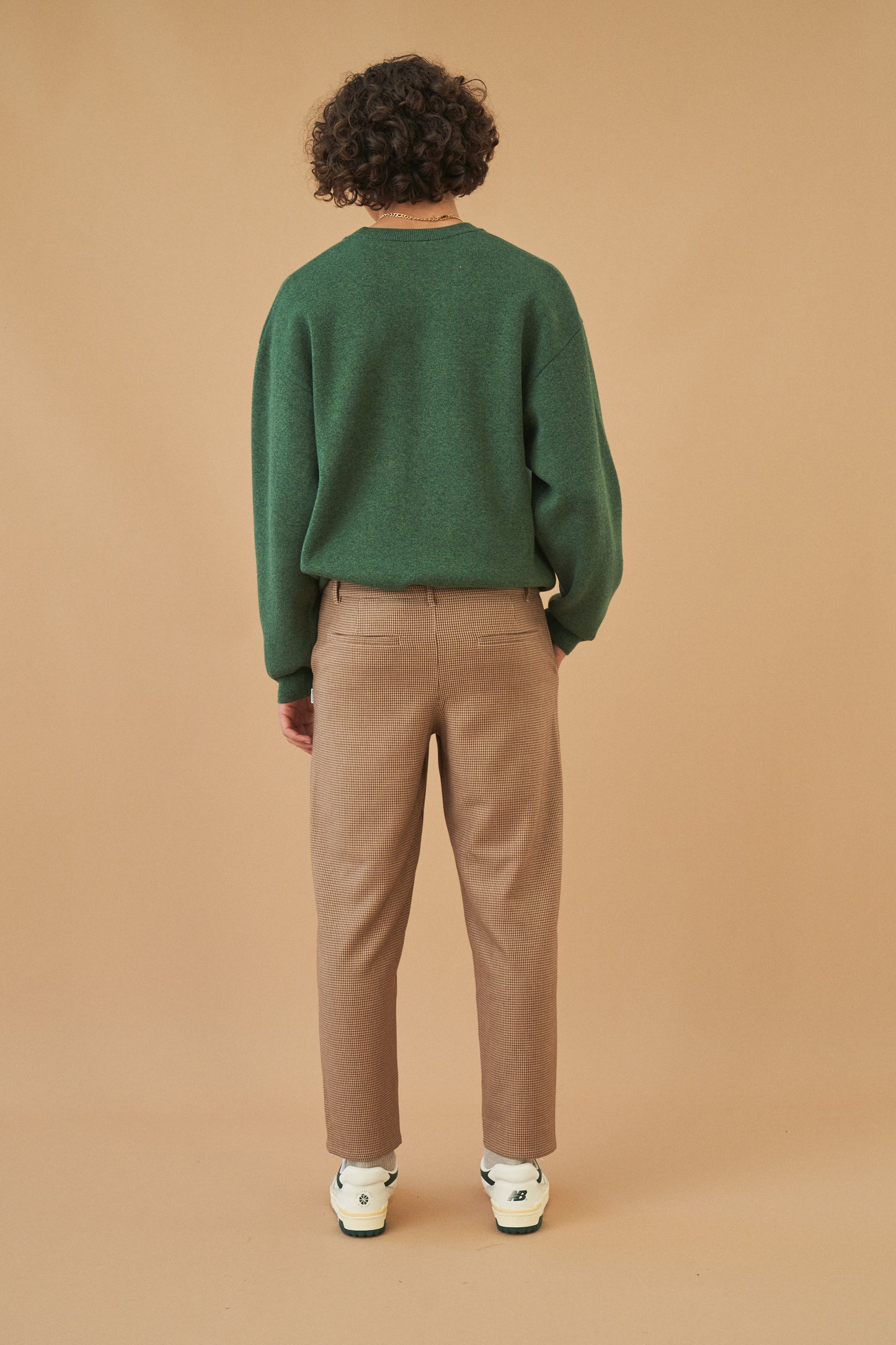 bound 'Ogden' Marl Knit - Forest