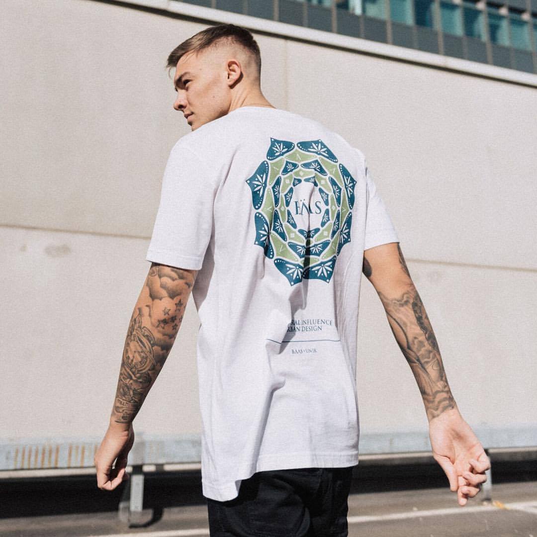 BAÄS 'Atlantis' Tee - White *100K CLUB*