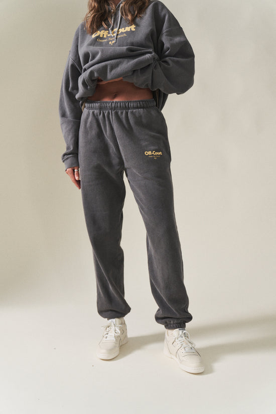 Vice 84 'Off-Court GSM' Vintage Washed Joggers - Charcoal