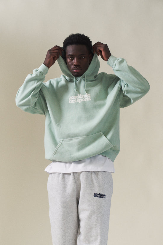 Vice 84 'Académie des Sports' Vintage Washed Hoodie - Mint