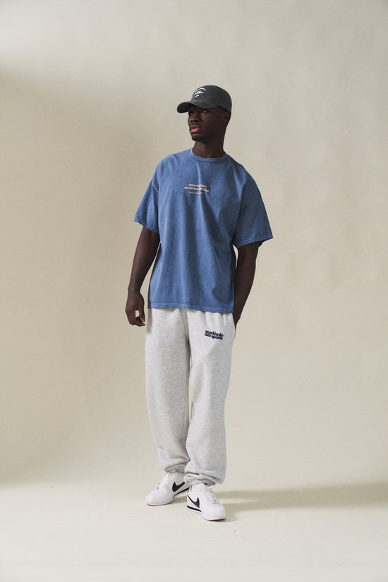 Vice 84 'Athletics' Vintage Washed Tee - Pacific Blue