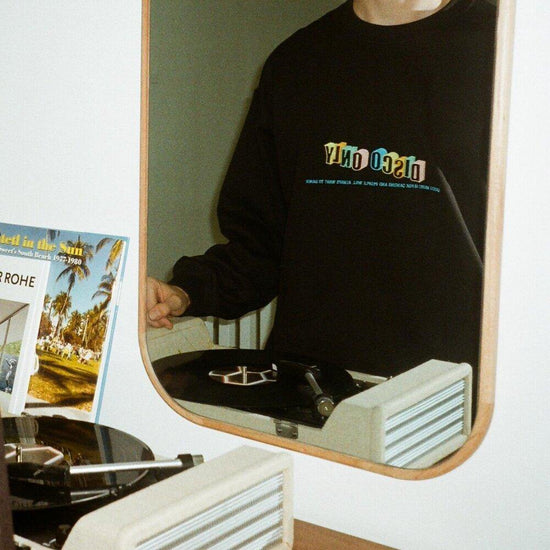 DISCO ONLY 'Dancers' Sweater - Black - UN:IK Clothing