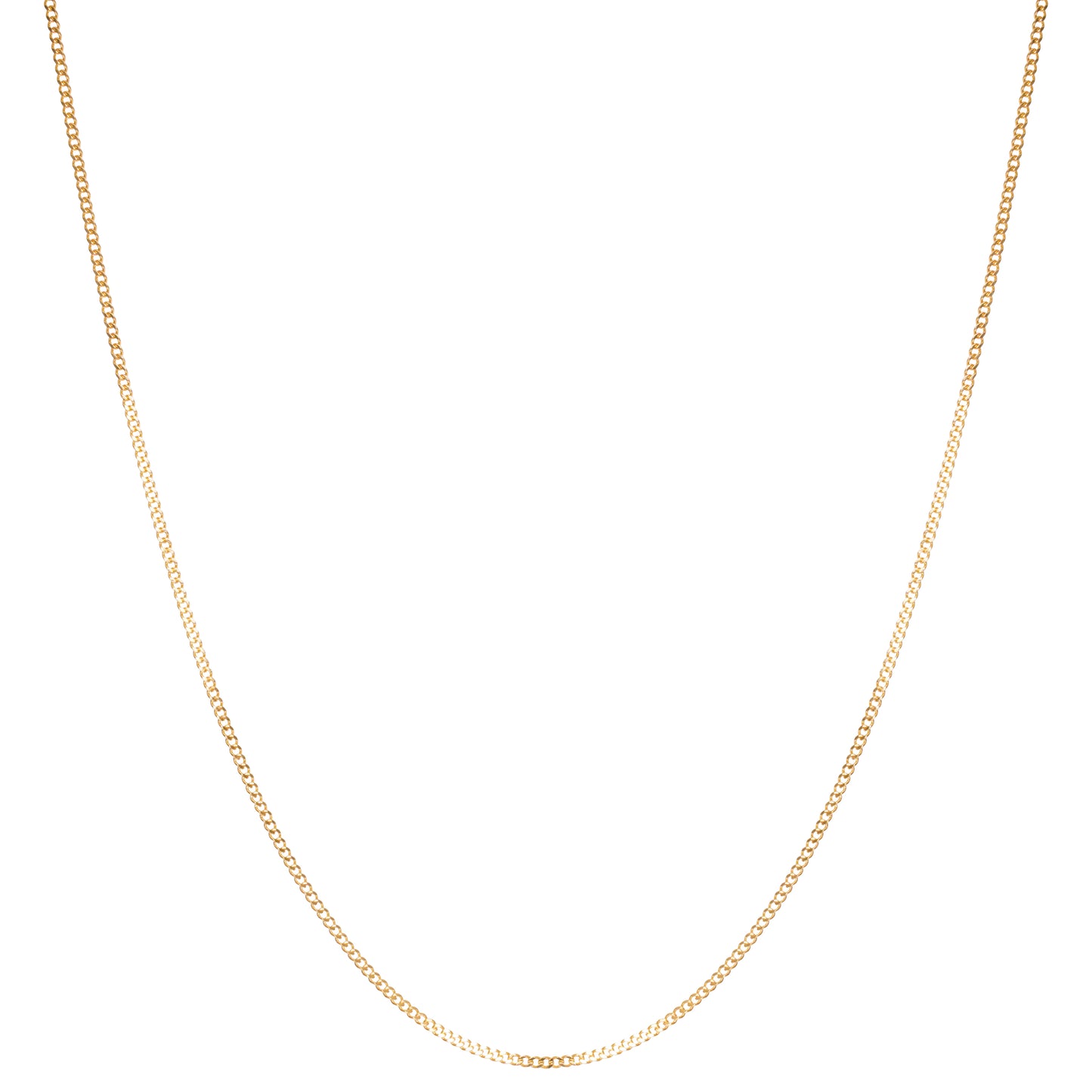 Minimal Curb Chain 2mm - Gold / Silver