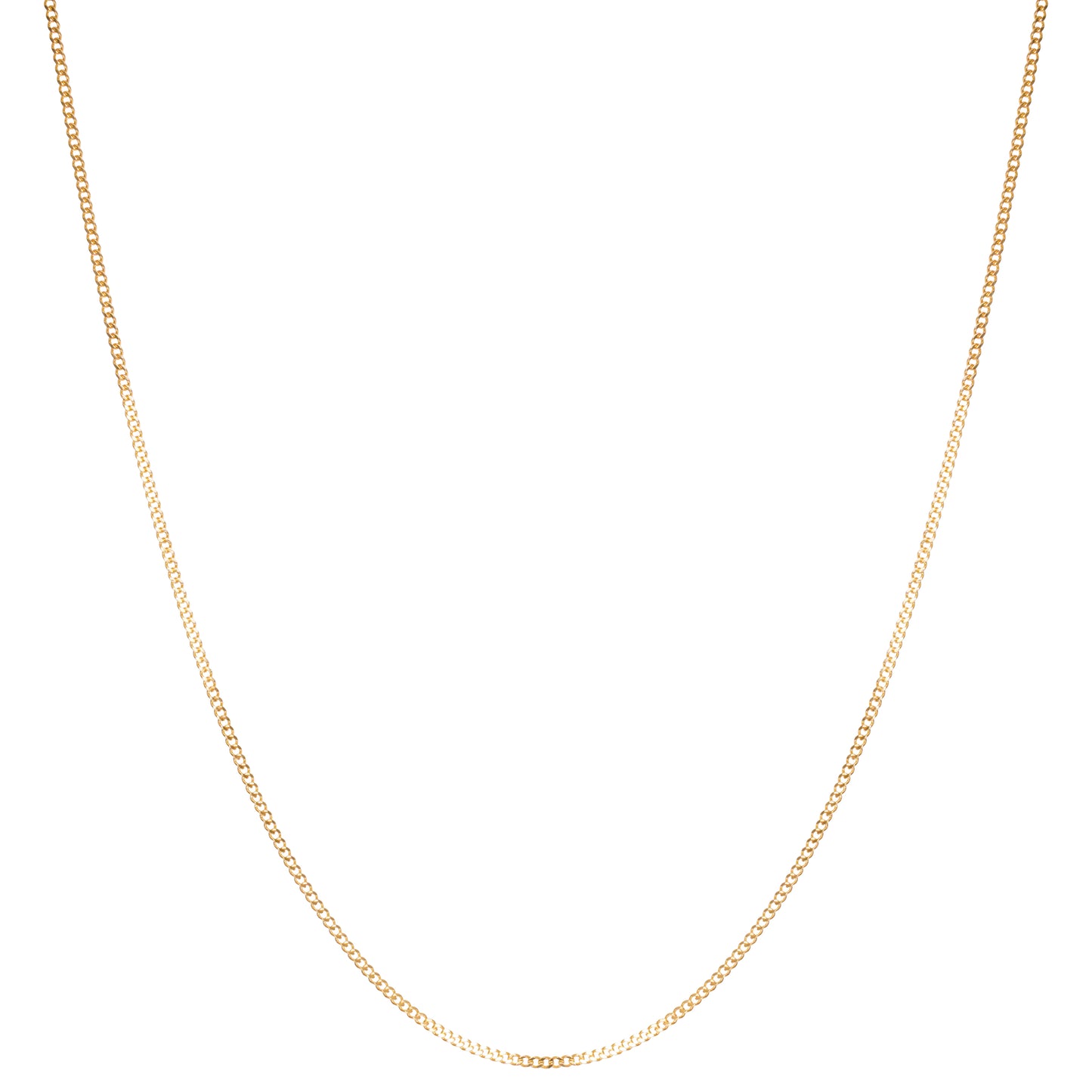 Minimal Curb Chain 2mm - Gold / Silver