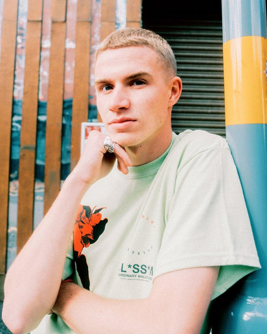 Colour Collective 'Blossom Wallflower' Tee - Pistachio - UN:IK Clothing