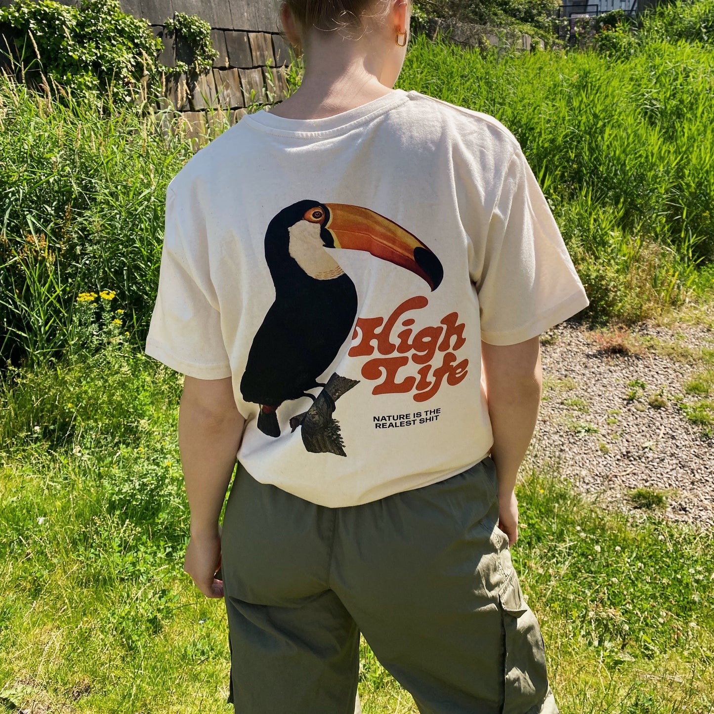 Vice 84 'High Life' Tee - Natural