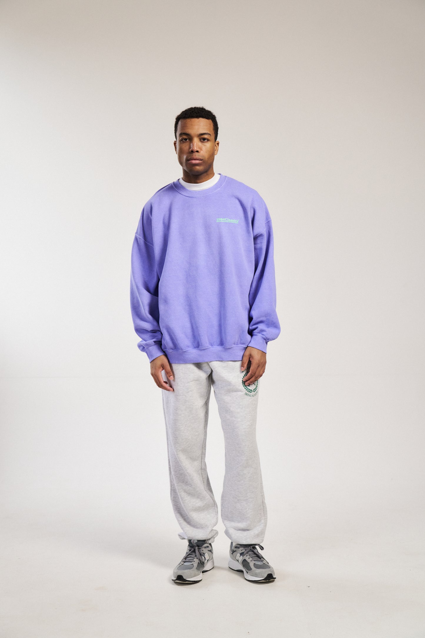 Vice 84 'Classics' Vintage Washed Sweater - Orchid