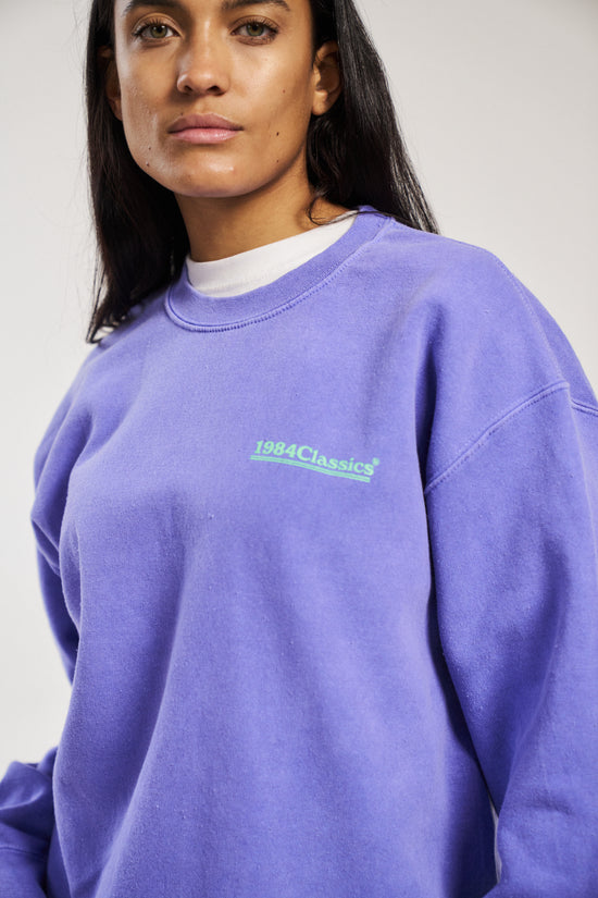 Vice 84 'Classics' Vintage Washed Sweater - Orchid